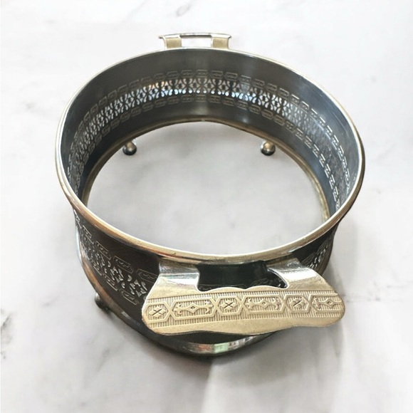 Other - Vintage Ornate silver-plated chafing dish or casserole holder